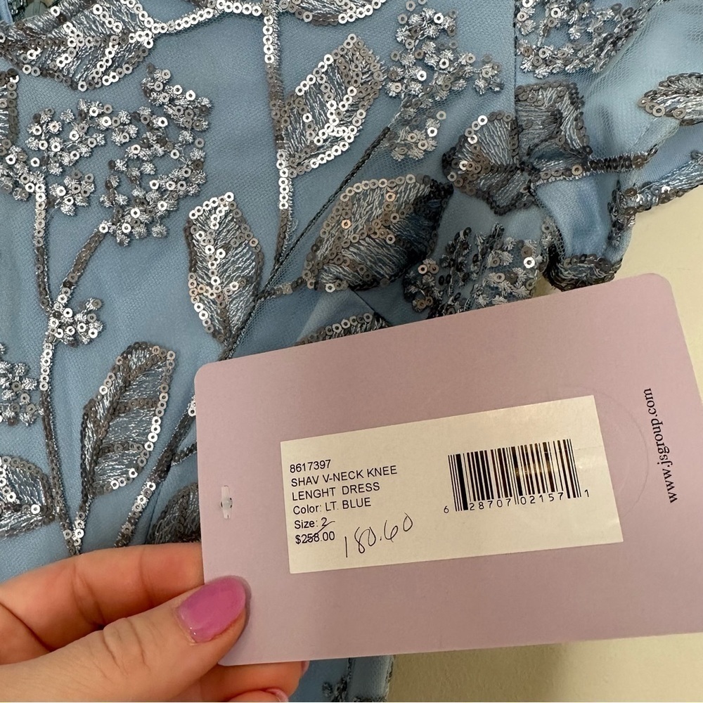 Nwt Js Collection Shay Sequin Size 2 Cocktail Lig… - image 7